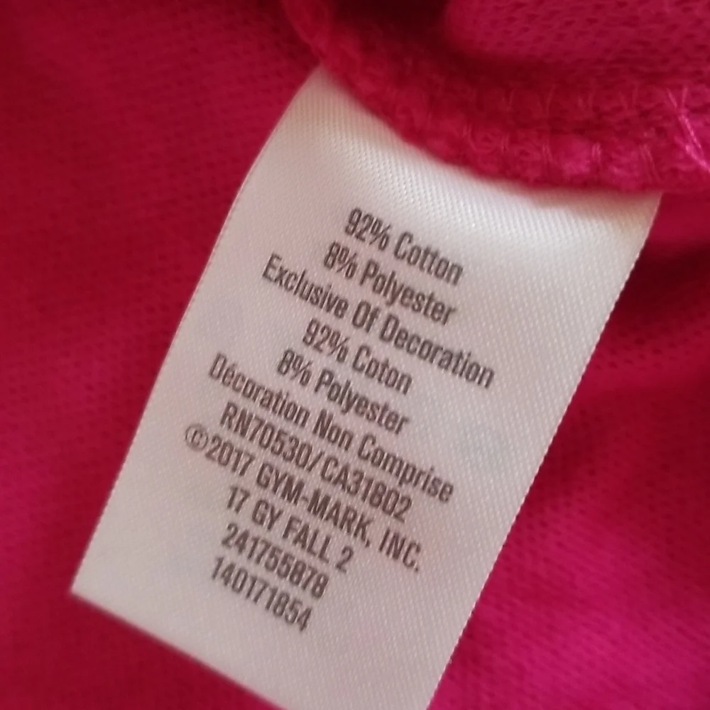Gymboree quilted top, hot pink Nwt
